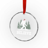 Bigfoot Xmas Crystal Glass Ornament Funny Sasquatch Believe Lovers Gifts TS10