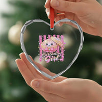Birthday Girl Cute Glitter Dumpling Heart Crystal Glass Ornament Kawaii Food Squishy Summer Stripes