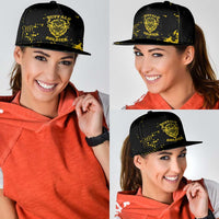 Bison Buffalo Soldiers Snapback Cap American Heroes Black Grunge Style - Wonder Print Shop