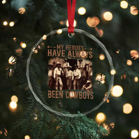 Black Cowboys Crystal Glass Ornament Western Rodeo Melanin Black History Texas Men TS10