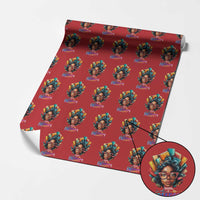Black History Education Is Freedom Wrapping Paper Roll Black Teacher Books - Wonder Print Shop