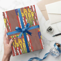 Black History is American History Wrapping Paper Roll Patriotic African Pride