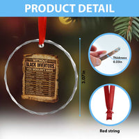 Black Inventors Crystal Glass Ornament Afro African Melanin Black History Month Juneteenth
