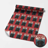 Black Labrador Retriever Wrapping Paper Roll Funny Jowls Horror Dog Poster - Wonder Print Shop