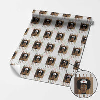 Black Nurse Magic Wrapping Paper Roll Black History Month Nurse Gift - Wonder Print Shop