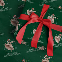 Black Nutcracker Ballet Christmas Wrapping Paper Roll - Wonder Print Shop