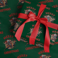Black Santa Claus Wrapping Paper Roll African American Cowboy Christmas - Wonder Print Shop
