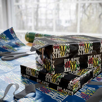 Black Wall Street Wrapping Paper Roll Tulsa Oklahoma Black History Month Africa Map