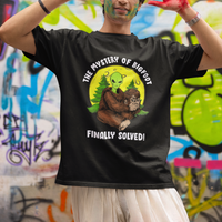 Mystery Of Bigfoot Alien Funny Real Sasquatch T Shirt - Wonder Print Shop