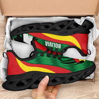 Bolivia 2026 Football Clunky Sneakers La Verde Andean Condor Curve Stylized - Wonder Print Shop