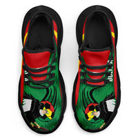 Bolivia 2026 Football Clunky Sneakers La Verde Andean Condor Curve Stylized - Wonder Print Shop
