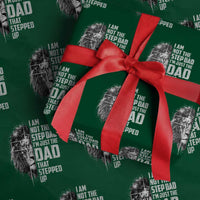 Bonus Dad Wrapping Paper Roll Stepdad Gifts From Stepdaughter Stepson Cross Lion Stepped Up Dad
