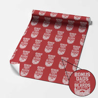 Bonus Dads With Beards Are Better Wrapping Paper Roll Funny Stepdad Stepfather Fathers Day