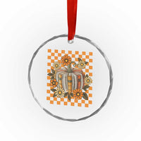 Book Pumpkin Crystal Glass Ornament Fall Halloween Book Lover Bookish Gift TS10