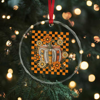 Book Pumpkin Crystal Glass Ornament Fall Halloween Book Lover Bookish Gift TS10