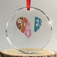 Boomers Generation Crystal Glass Ornament Vintage 40s 50s 60s Hippe Peace Love Hippy TS10
