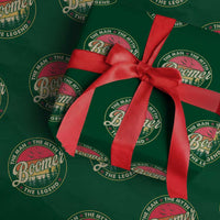 Boomers Generation Wrapping Paper Roll The Man The Myth The Legend - Wonder Print Shop