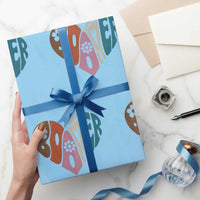 Boomers Generation Wrapping Paper Roll Vintage 40s 50s 60s Hippe Peace Love Hippy - Wonder Print Shop