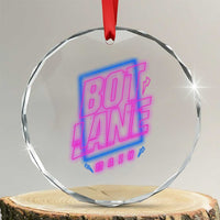 Bot Lane Main Cyberpunk Neon Style Crystal Glass Ornament Gaming Quote Gift TS12