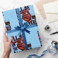 Bourbon And Cigar Lover Wrapping Paper Roll I Will Be In The Backyard