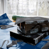 Boy Dad Est 2025 Wrapping Paper Roll American Flag First Fathers Day - Wonder Print Shop