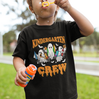 Kindergarten Boo Crew T Shirt For Kid For Teacher Student Funny Halloween - Wonder Print Shop