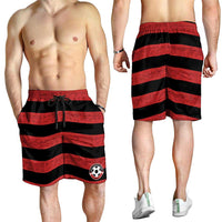 Brazilian Football Big Mengo Shorts for Men Rubro-Negro Go Glory