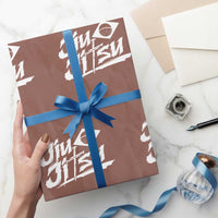 Brazilian Jiu Jitsu Wrapping Paper Roll Christian Cross BJJ Fighter Training Tee for Martial Arts Lovers - Wonder Print Shop