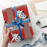 Brazilian Jiu Jitsu Wrapping Paper Roll Some People Just Need A Hug Vintage BJJ - Wonder Print Shop