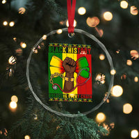 Breaking Every Chain Crystal Glass Ornament Black History Medical Professional Gift - Wonder Print Shop