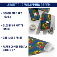 Breaking Every Chain Wrapping Paper Roll Black History Medical Professional Gift - Wonder Print Shop