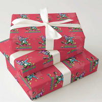 Bruh Dab Bunny Easter Wrapping Paper Roll Funny 80s Retro Vintage Party Cool Rabbit