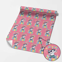 Bruh Easter Wrapping Paper Roll Funny Bunny Dab Rabbit Dance