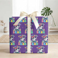 Bruh Easter Wrapping Paper Roll Funny Bunny Dab Rabbit Dance