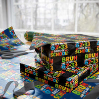 Bruh Its My 67 33 Days Of School Wrapping Paper Roll Funny Six Seven Meme Boys Kids 100th Day