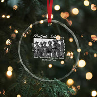 Buffalo Soldiers 1866 African American Cavalry Crystal Glass Ornament Black History Military Heritage Gift