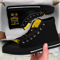 Buffalo Soldiers 9th and 10th Cavalry High Top Shoes American Heroes - Wonder Print Shop