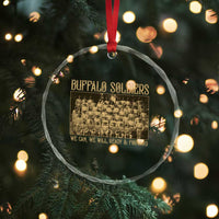 Buffalo Soldiers Crystal Glass Ornament 9th and 10th Cavalry African American Heros Black Soldiers - Wonder Print Shop
