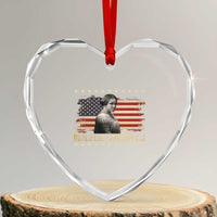 Build Like Madam CJ Walker Heart Crystal Glass Ornament Black History Month Gift - Wonder Print Shop