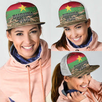 Burkina Faso Military Mesh Trucker Cap Bravo Caption Traore Viva Burkina Faso Nation - Wonder Print Shop