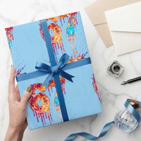 Burning Six Seven Wrapping Paper Roll Drip Fire Flame Meme
