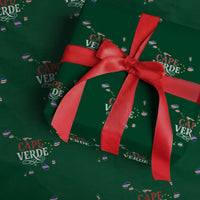 Cabo Verde Islands Flag Map Wrapping Paper Roll Cape Verde Vintage Pride