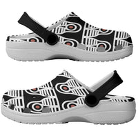 Cameroon Toghu Traditional Pattern Clogs Shoes - Wonder Print Shop