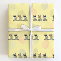 Camo Easter Bunny Wrapping Paper Roll Funny Hunter Easter Gift