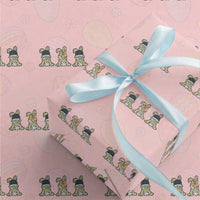 Camo Easter Bunny Wrapping Paper Roll Funny Hunter Easter Gift