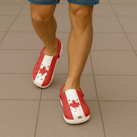 Canada Clogs Shoes Heritage Palette Flag-Inspired - Wonder Print Shop