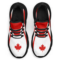 Canada Football Clunky Sneakers Flag-Inspired Curve Style