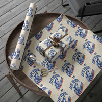 Cape Verde Blue Sharks Ocean Wave Graphic Wrapping Paper Roll Cabo Verde Pride Sports Fans