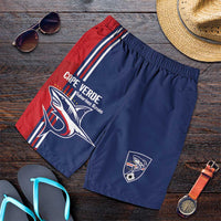 Cape Verde Football Shorts for Men Tubaroes Azuis Pride - Wonder Print Shop