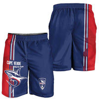 Cape Verde Football Shorts for Men Tubaroes Azuis Pride - Wonder Print Shop